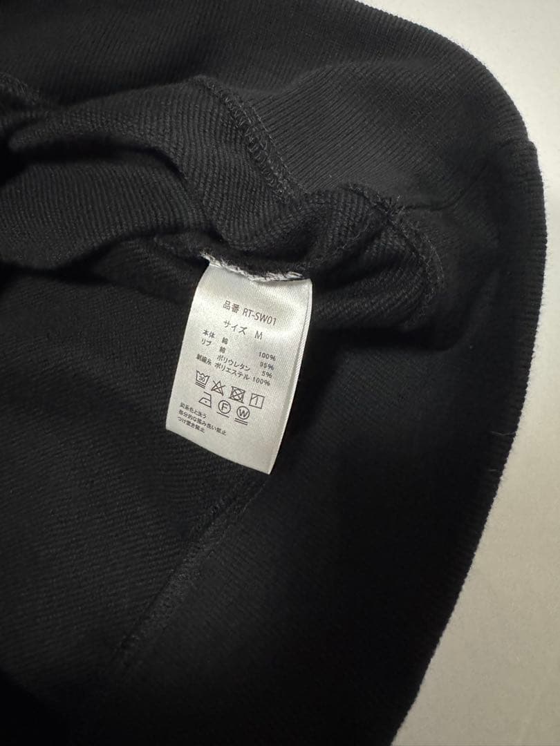 レタッチRetouch Crewneck Sweat Shirts black