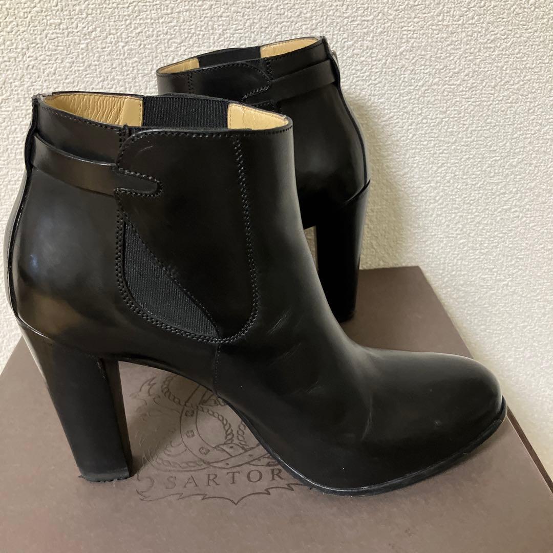 SARTORE サルトル 定番　サイドゴアブーツ　ブラック