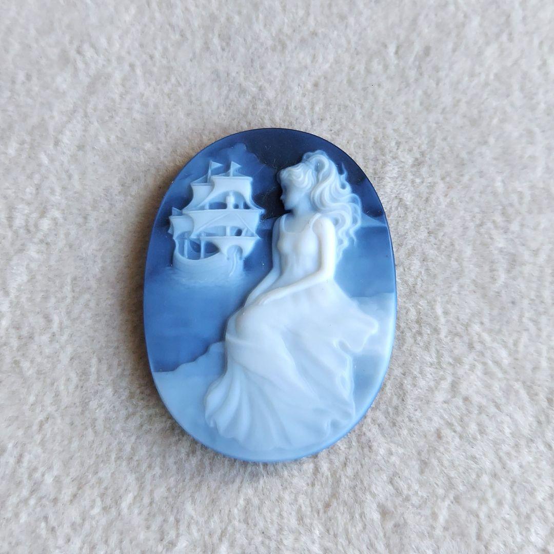 女性の思い　ストーン　カメオ　ルース