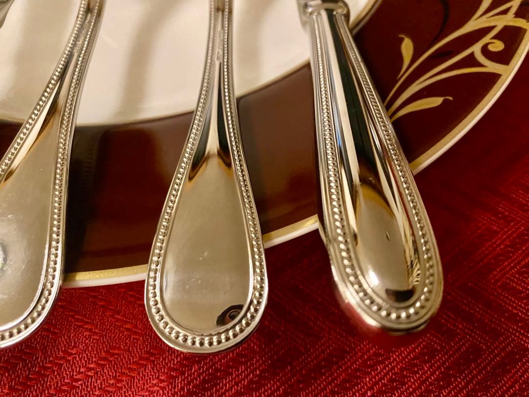 【mikoさま専用商品☆ステンレス製】クリストフル パール カトラリーセット