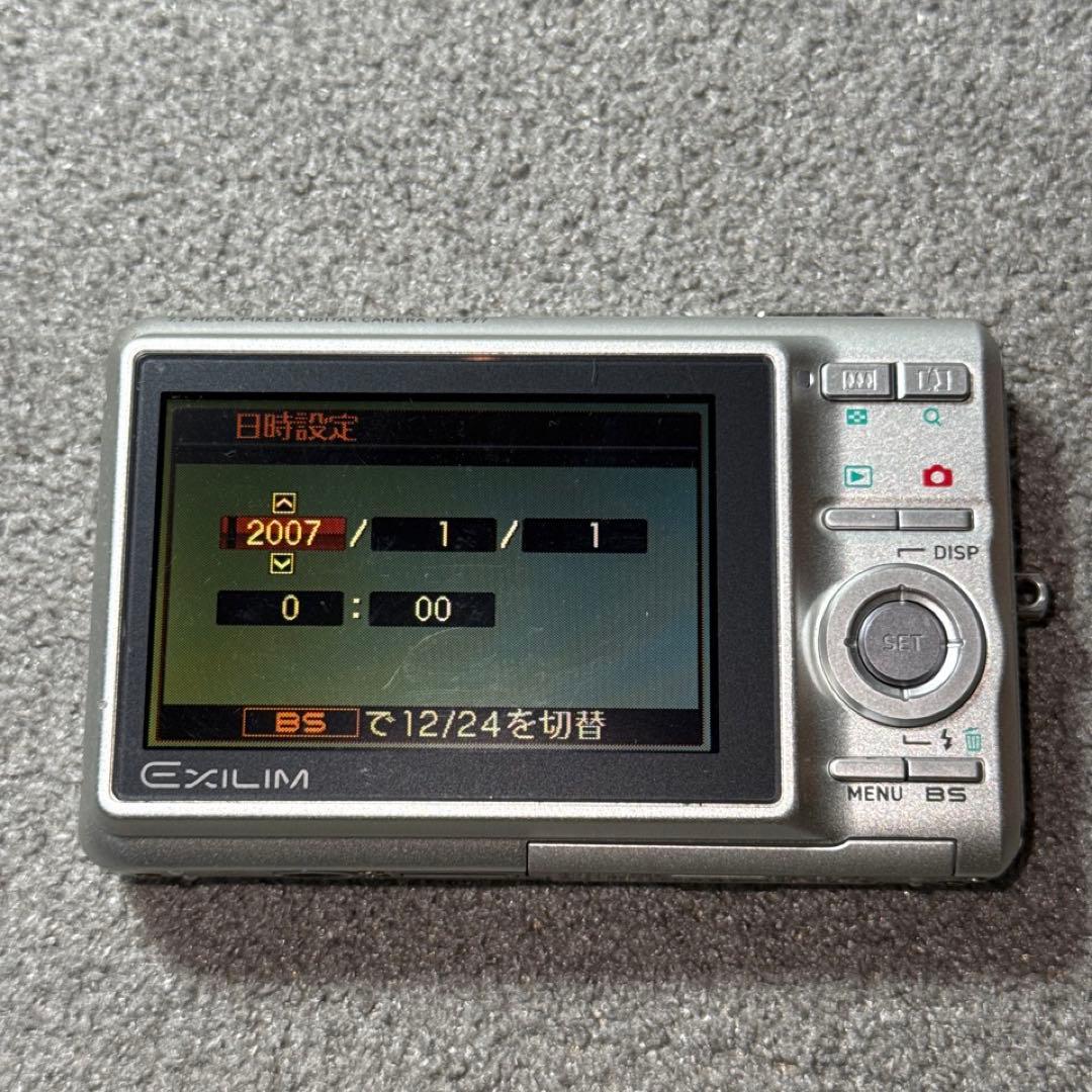 ☆動作OK CASIO EXILIM EX-Z77 バッテリー＆SDカード付き