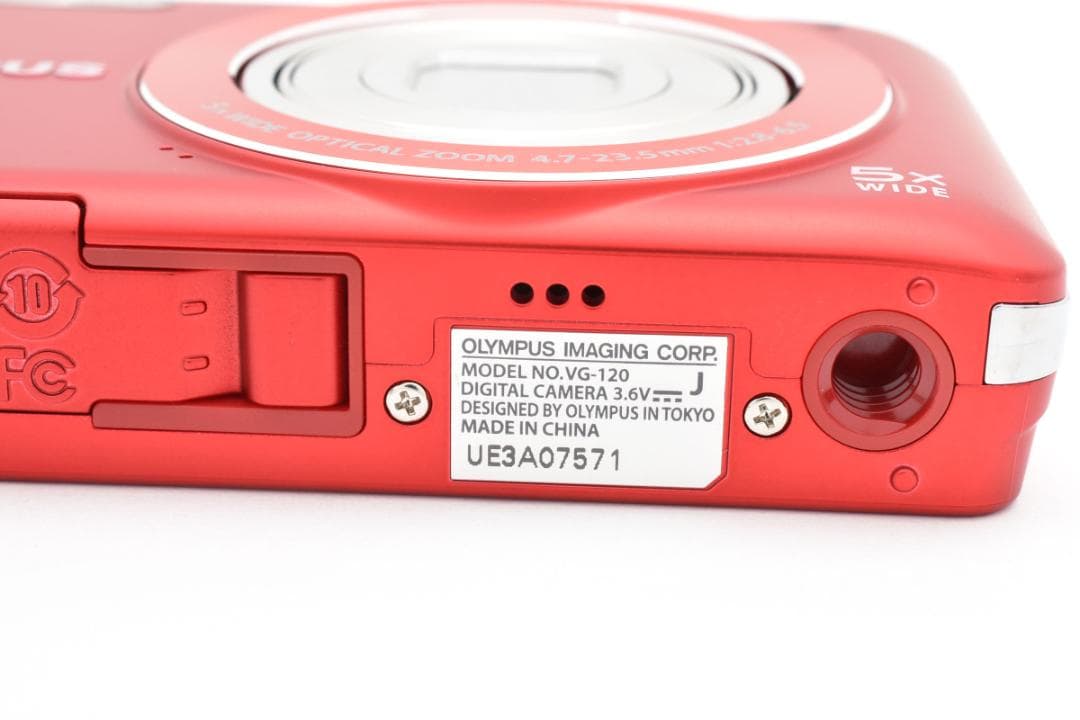 【新品未使用】OLYMPUS VG-120 レッド　動作確認済