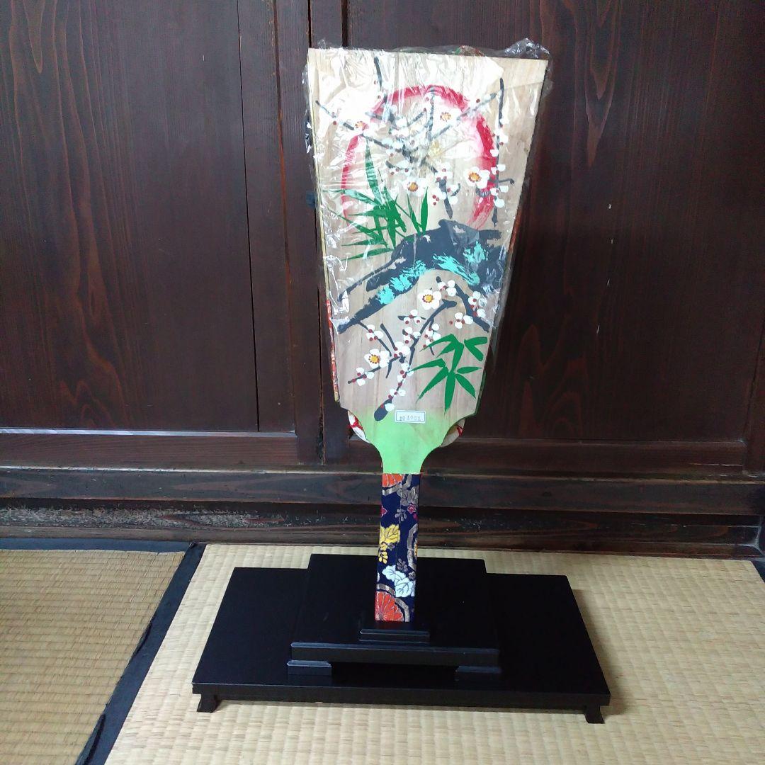 羽子板　60センチ　吉徳大光　「浅妻」　台座付