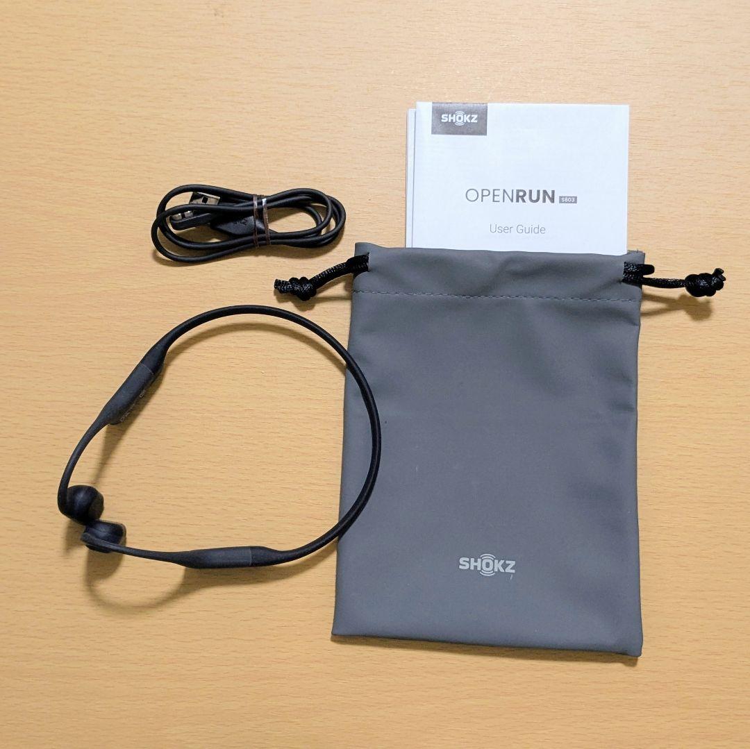 【美品!!】SHOKZ OPENRUN骨伝導イヤホン SKZ-EP-000003