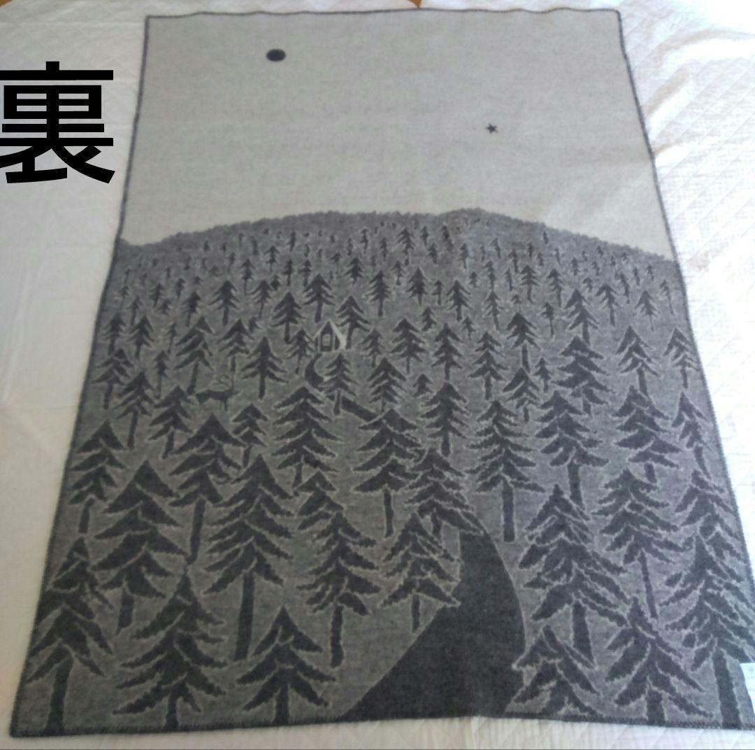 KLIPPAN✕mina perhonen 　ウールブランケット　グレー