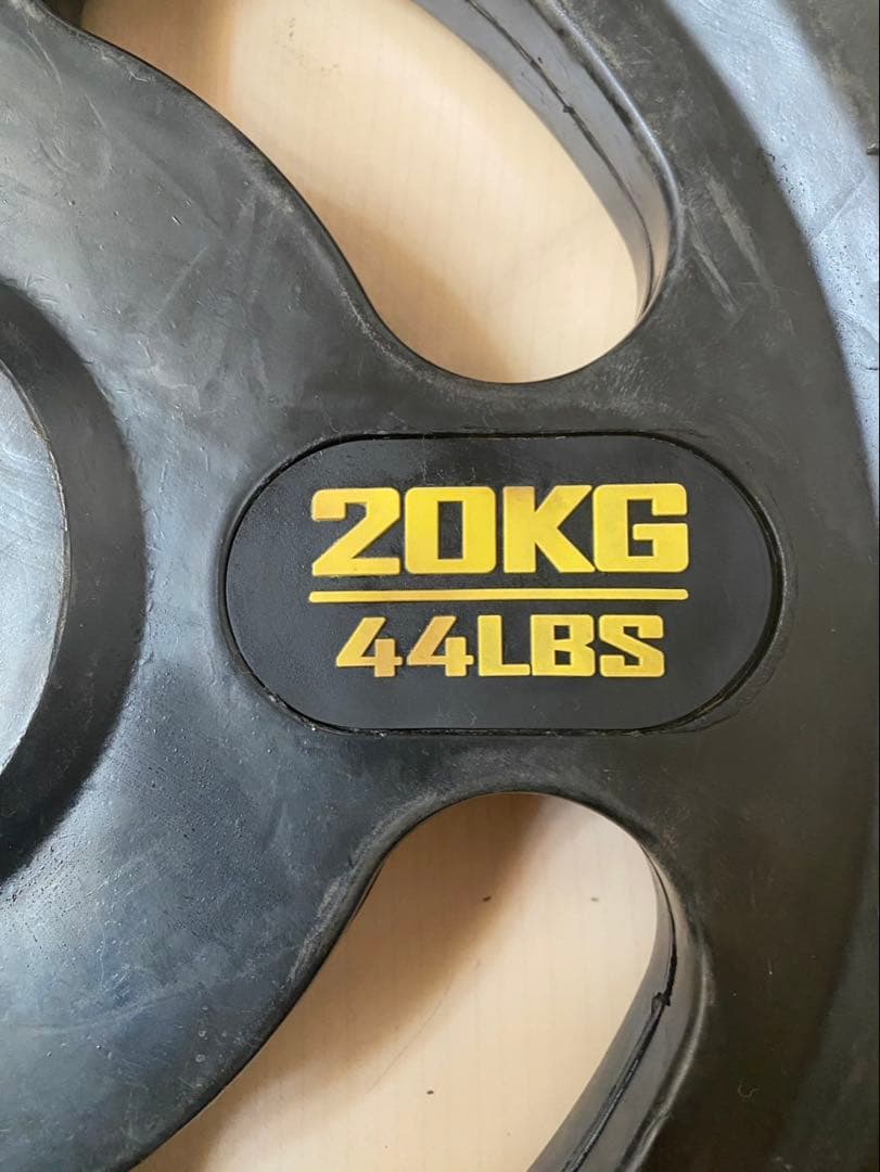 IROTEC オリンピックラバープレート20kg セット①