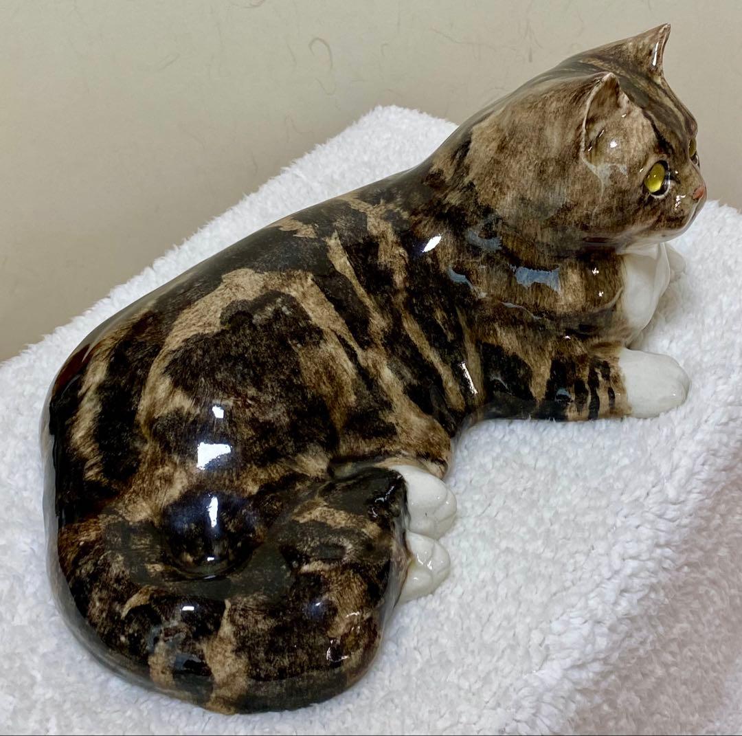 サイズ6 ウィンスタンレイキャット ケンジントンキャット　横たわり猫　貫入無し