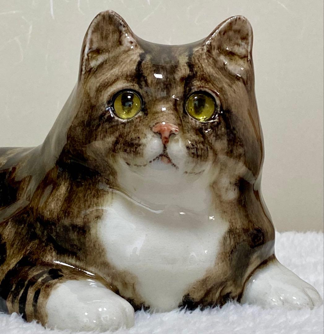 サイズ6 ウィンスタンレイキャット ケンジントンキャット　横たわり猫　貫入無し