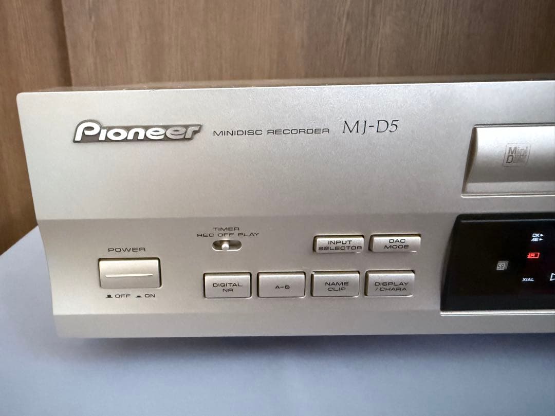 パイオニア　MDレコーダー　MJ-D5 リモコン有