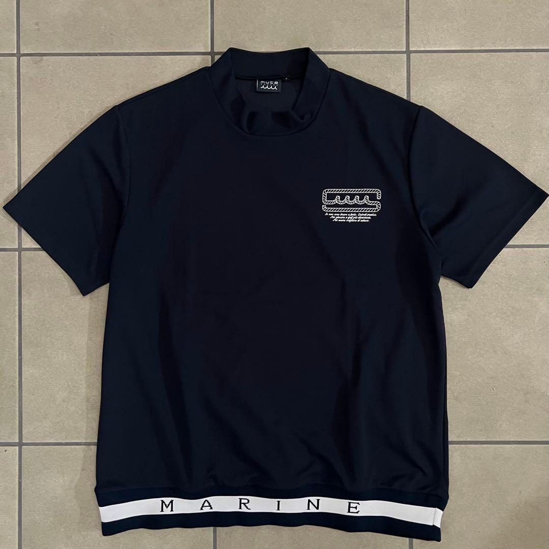 muta MARINE ムータマリン　モックネック　メンズ　ヘムリブ　7 XL
