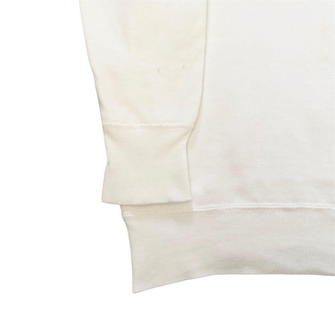 b*y様 60s スウェット 希少 ホワイト ラグラン 100%コットン ヴィン