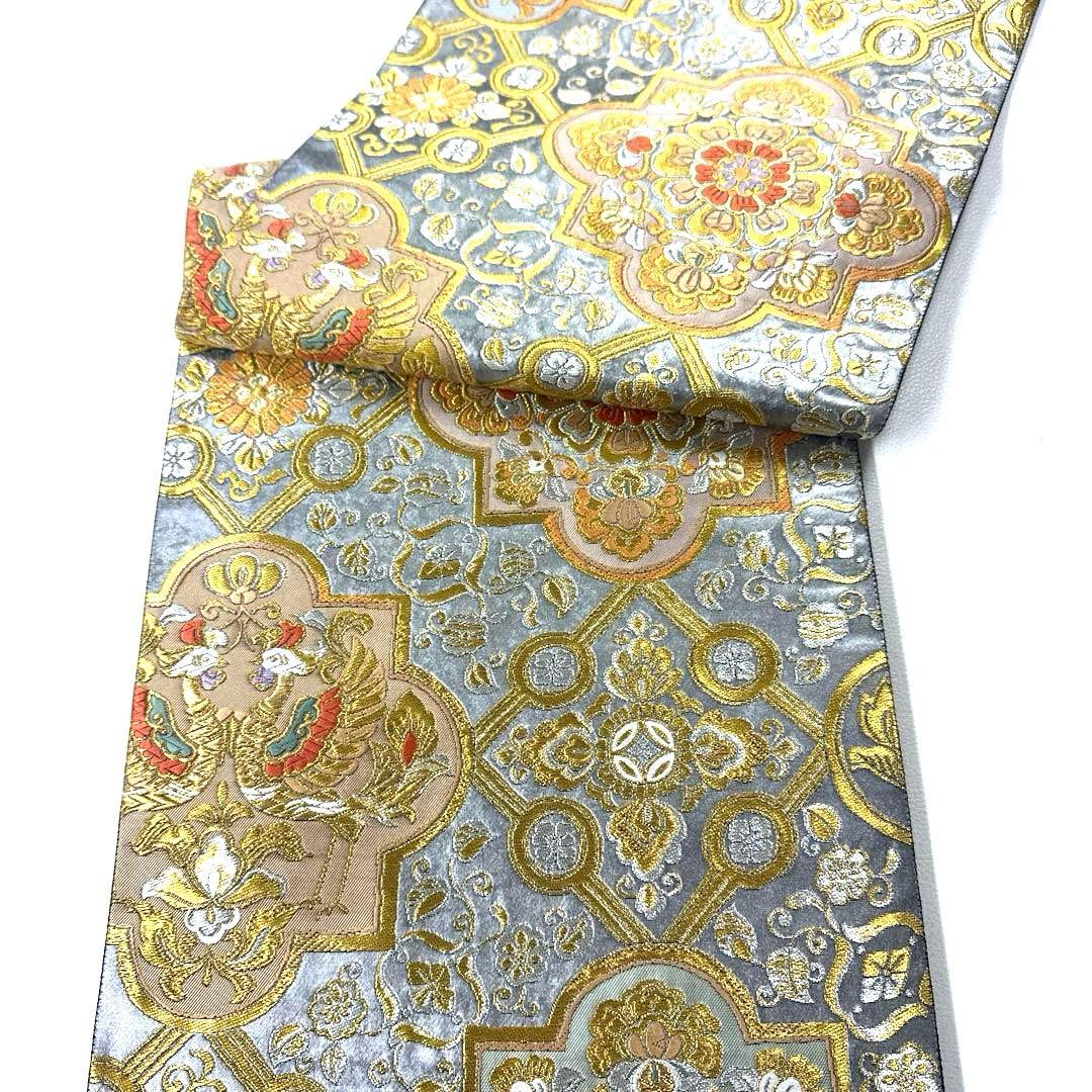 専用帯5132 ●となみ織物謹製 となみ帯 加賀百万石の世界 高級 正絹六通袋帯