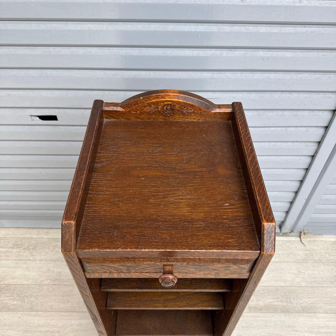 三越 ブルージュ スリムオープンシェルフ　キャビネット オーク　英国カントリー調