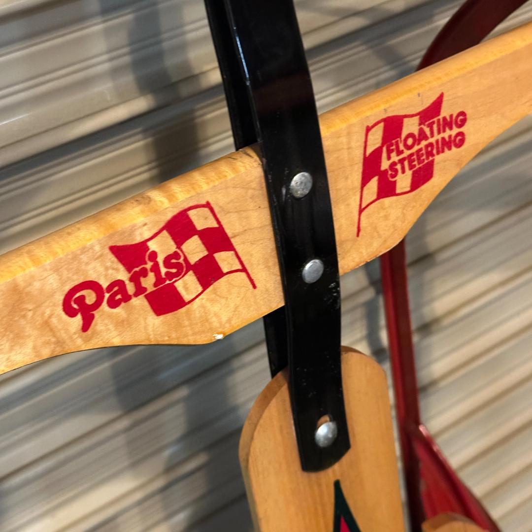 【希少】アメリカ製SPEEDAWAY 木製ヴィンテージソリ 店舗什器に