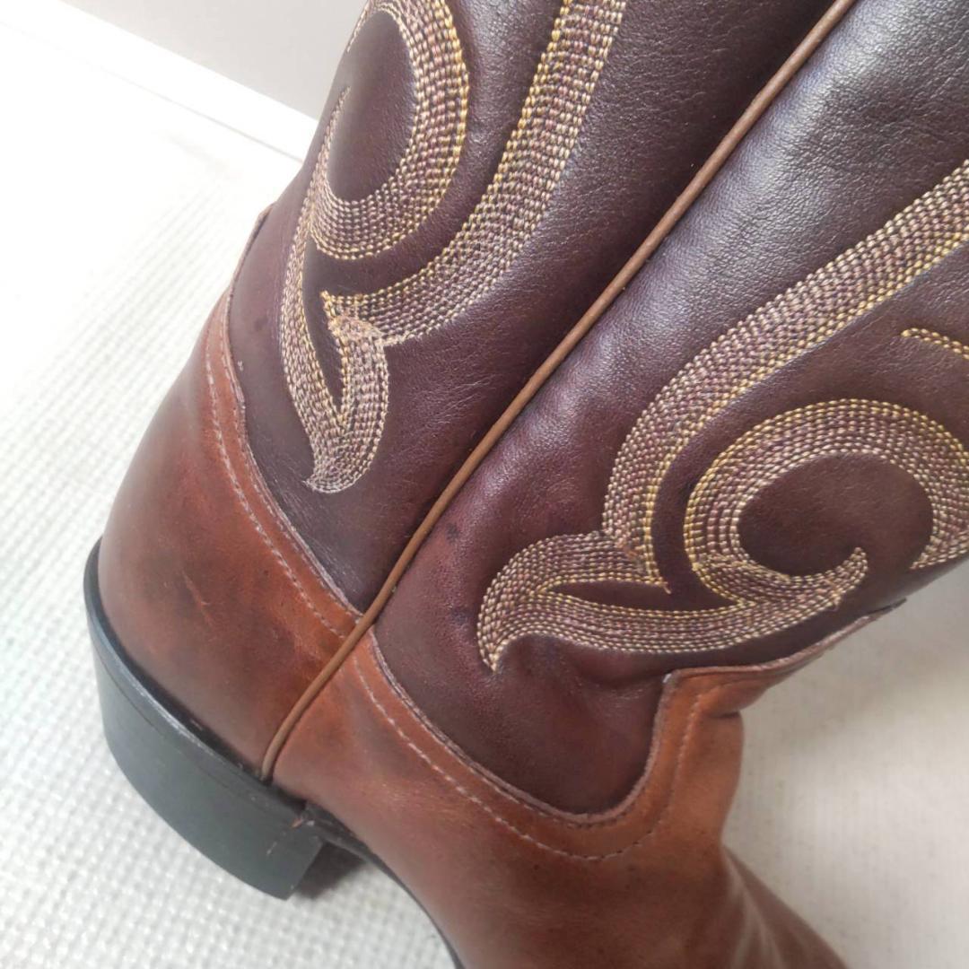 Tony Lama ウエスタンブーツ ブラウン キャメル レザー 9サイズ