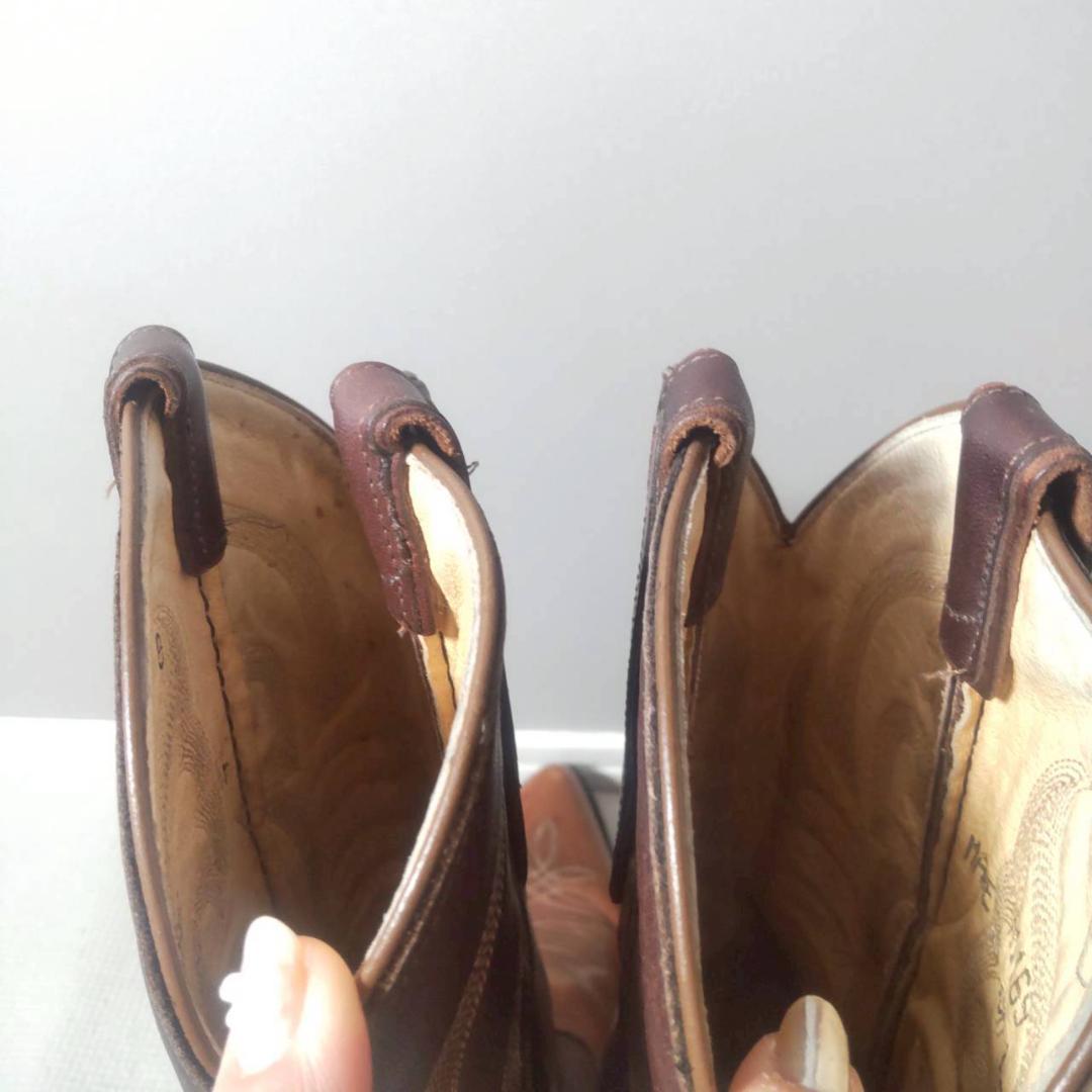 Tony Lama ウエスタンブーツ ブラウン キャメル レザー 9サイズ