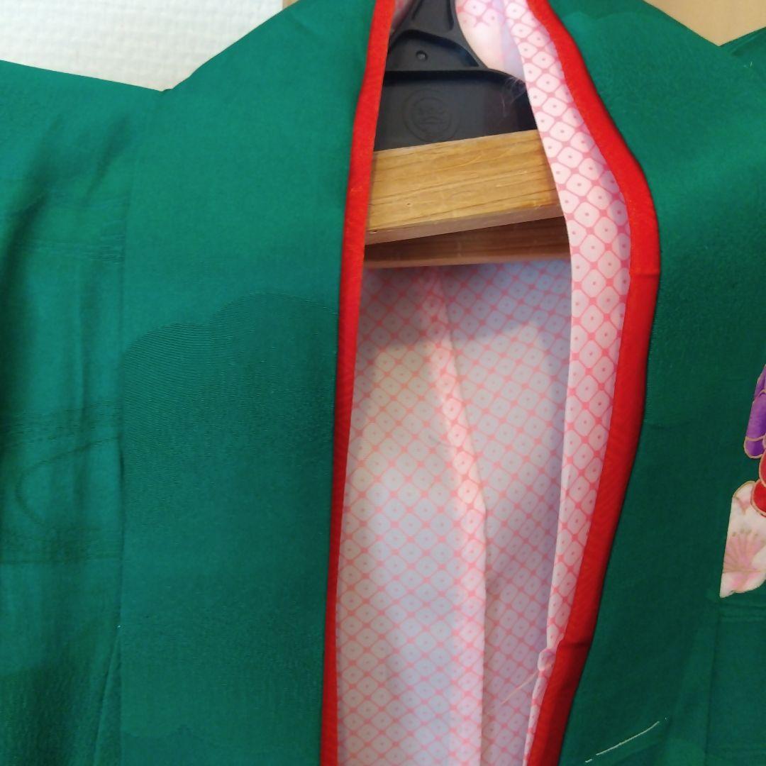 華小袖　松美　七五三振袖　絵羽四つ身　正絹　長襦袢付き