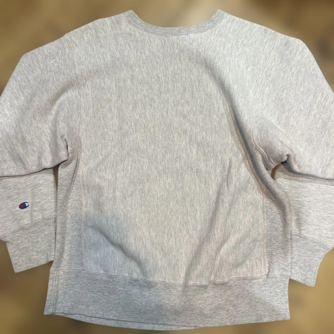80s USA製　Champion BROWN リバースウィーブ　プリントタグ
