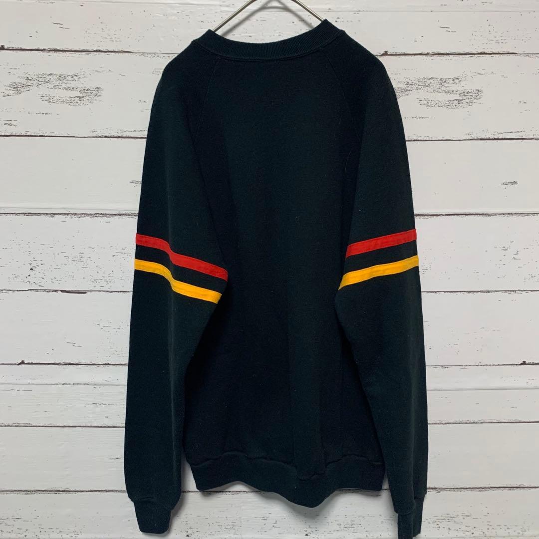 80s ディズニーオフィシャルミッキーフロッキースウェット トレーナーUSA製