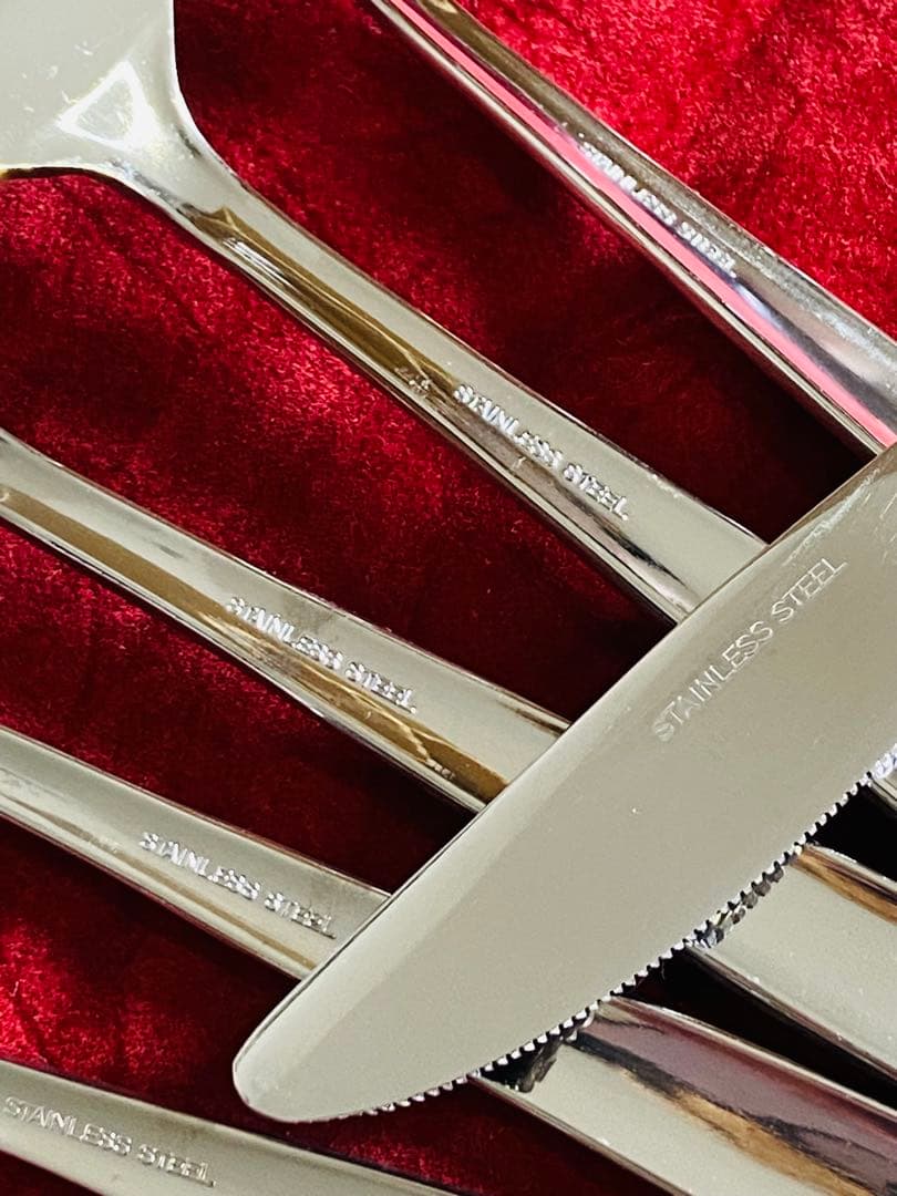 三越ステンレススチールカトラリーセット 37点