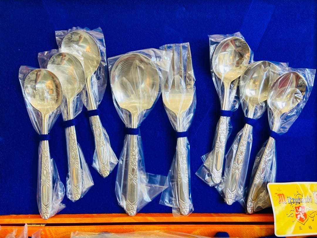 三越ステンレススチールカトラリーセット 37点