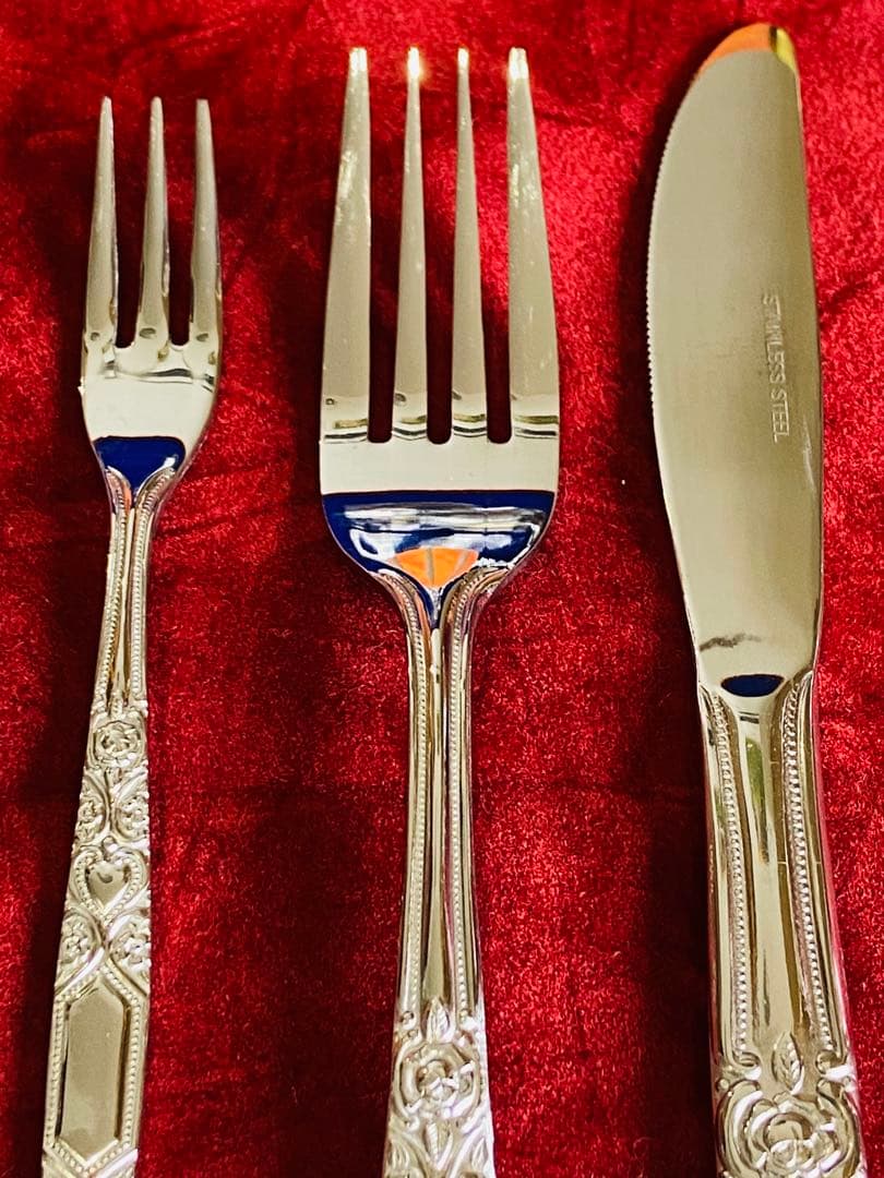 三越ステンレススチールカトラリーセット 37点