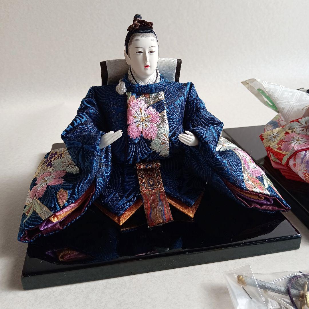 【未使用・保管品】［ひな飾り］内裏雛（男雛 女雛）