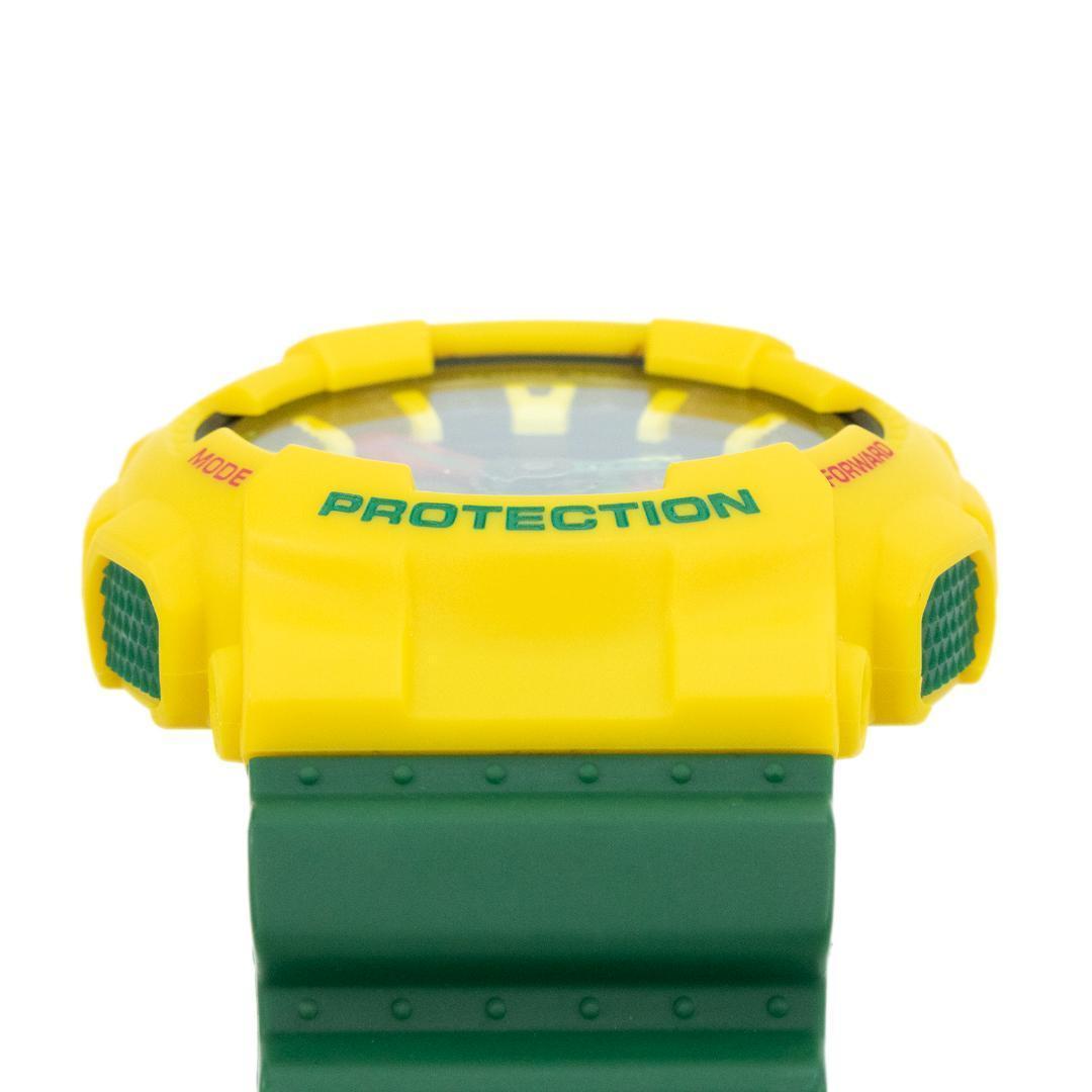 カシオ 腕時計 メンズ Gショック ラスタファリアン 黄色 緑 赤 大型 Y2K