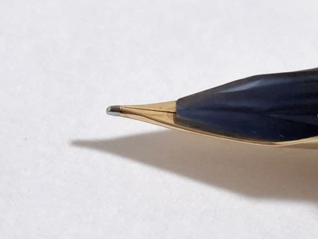 未使用　renoma PARIS レノマ　万年筆　ロジウム仕上げ　14K　細字