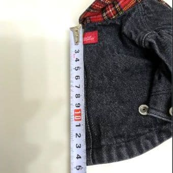 激レア✨️アトリエgg ヴィンテージ デニム シャツ ジャケット 犬服 ０〜１
