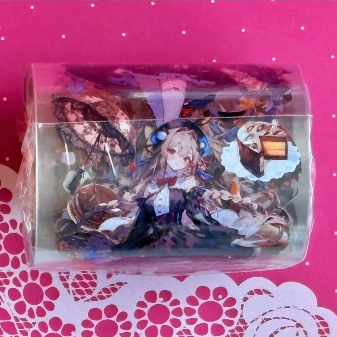 贝壳光 6cm×10m 萝莉公主的裙摆 海外マスキングテープ　海外マステ　人物