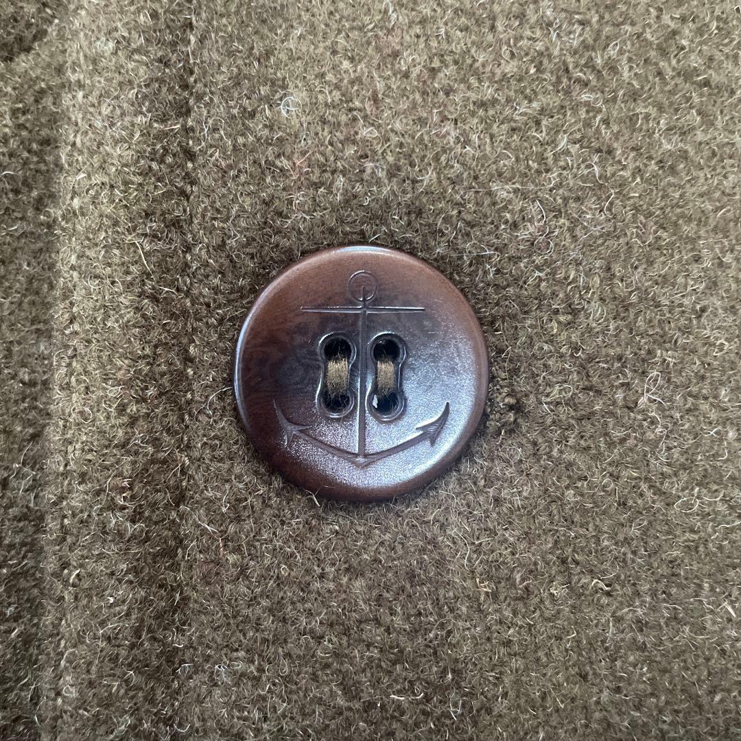 美品 RRL ダブルアールエル ウール ピーコート M カーキ 替えボタン付