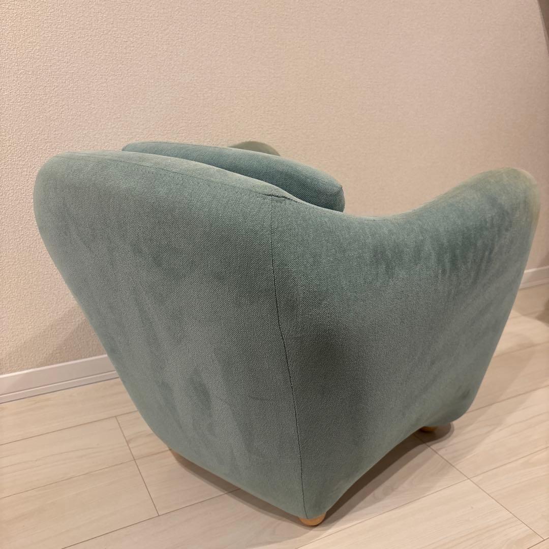 1人掛けソファ MINI MILLER ARM CHAIR Blue Gray