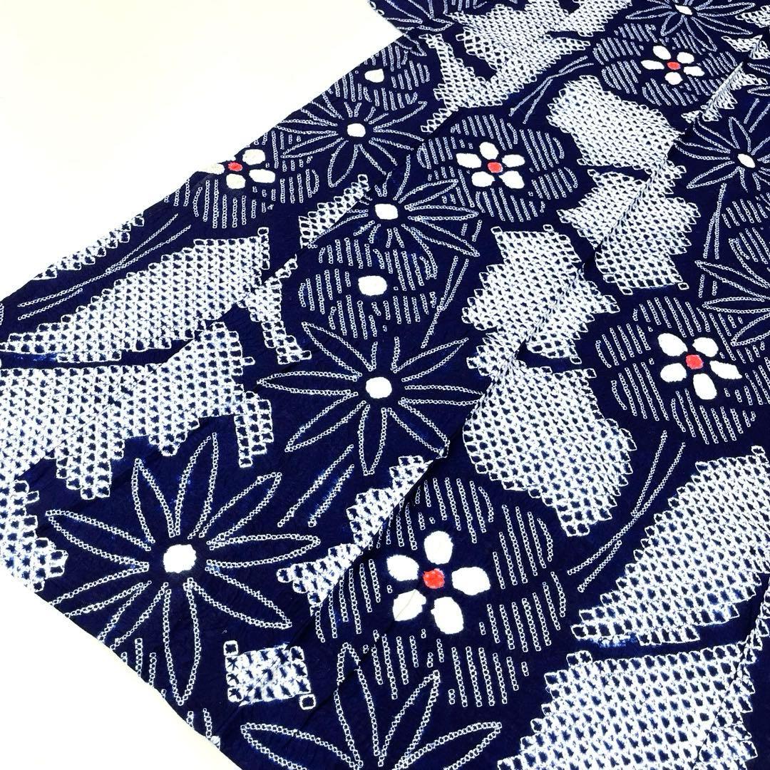 ひだまりです❣️ 【着物と帯 時流】Y25890◆本場有松鳴海絞り浴衣◆