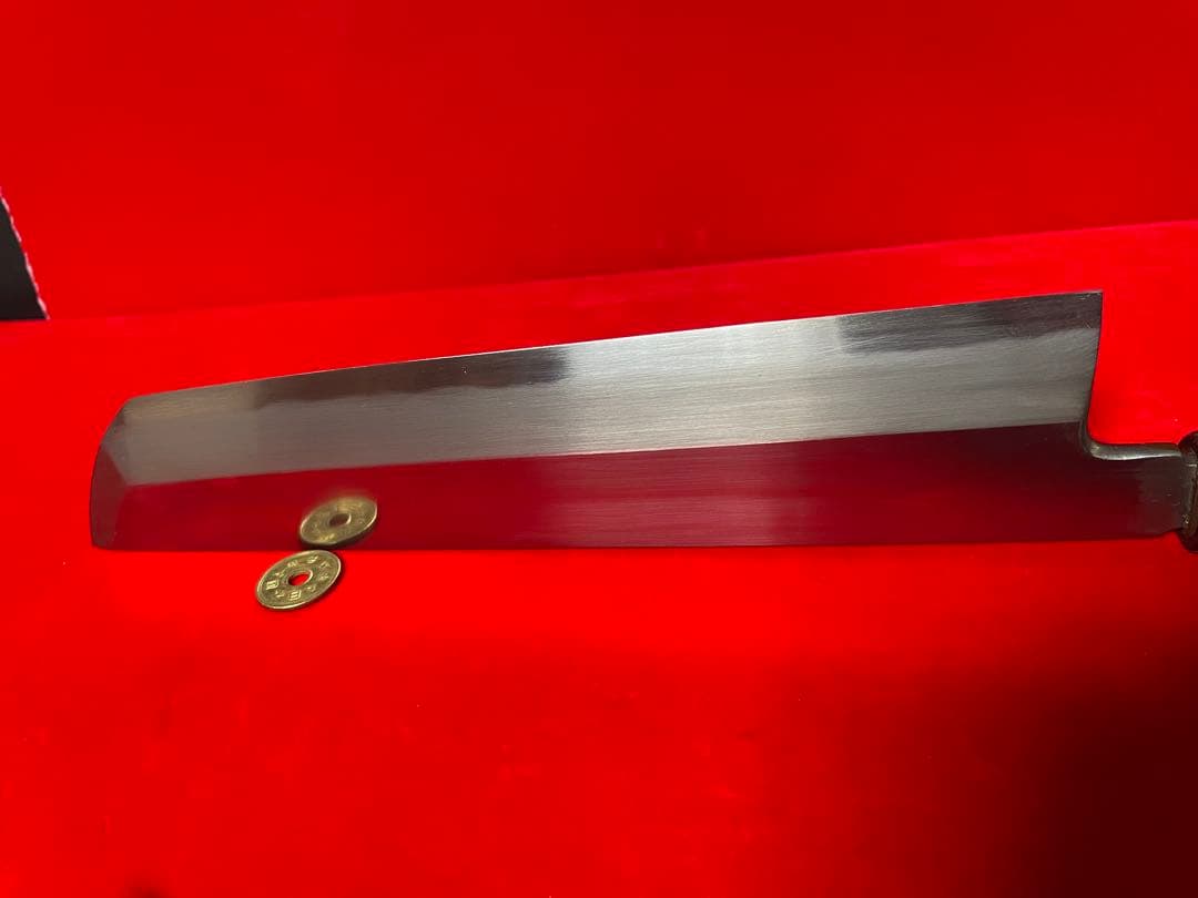 包丁　鍔屋　骨切　出雲玉鋼　箱付　未使用品