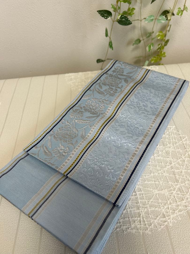 難あり商品 kimono 浴衣 博多織 リバーシブル 半幅帯 小袋帯 並尺 新品