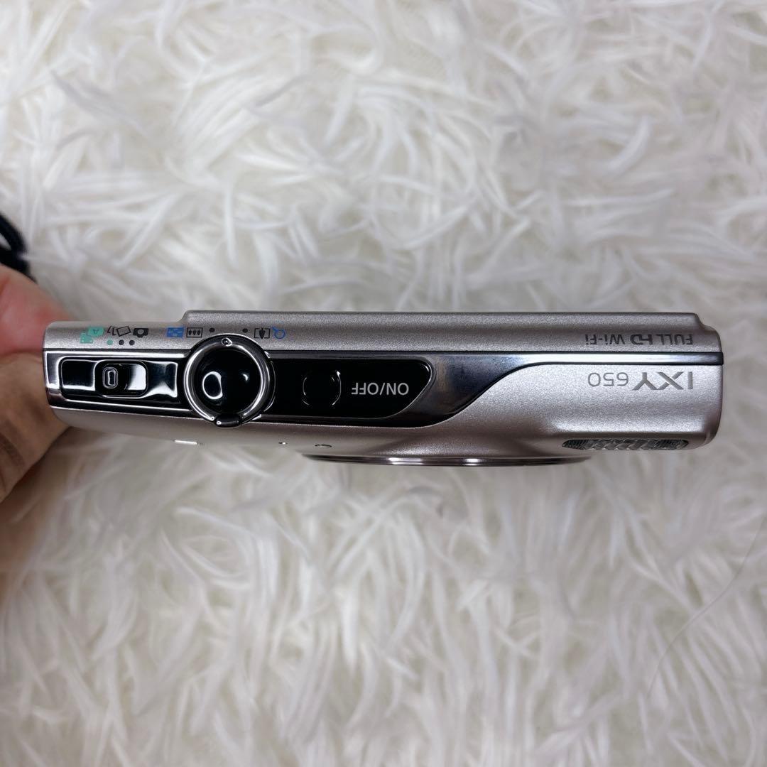 【極美品】Canon IXY 650 コンデジ　シルバー Wi-Fi対応