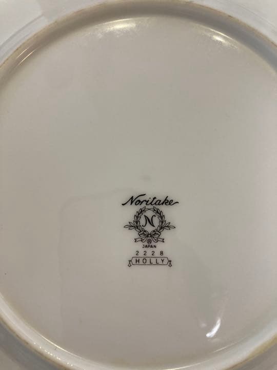 希少！ノリタケ　クリスマス　プレート皿　HOLLY 2228 6枚