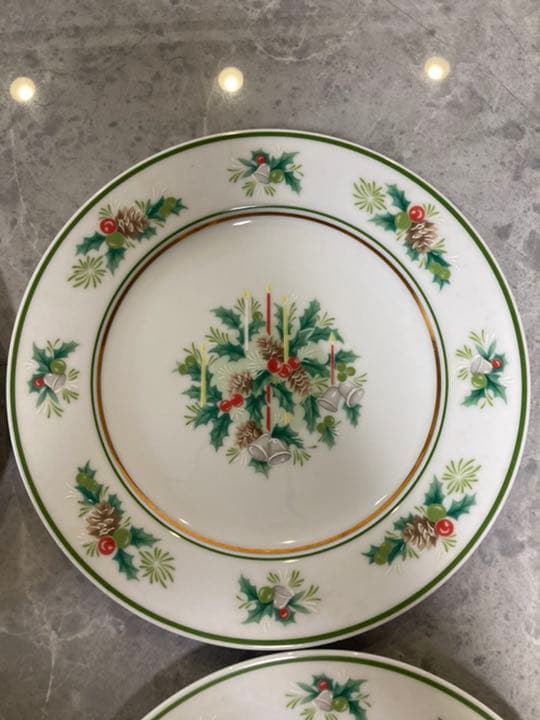 希少！ノリタケ　クリスマス　プレート皿　HOLLY 2228 6枚