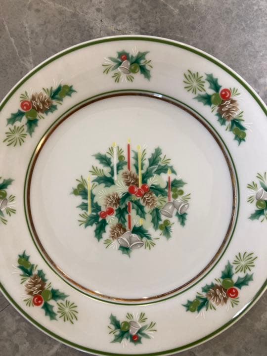 希少！ノリタケ　クリスマス　プレート皿　HOLLY 2228 6枚