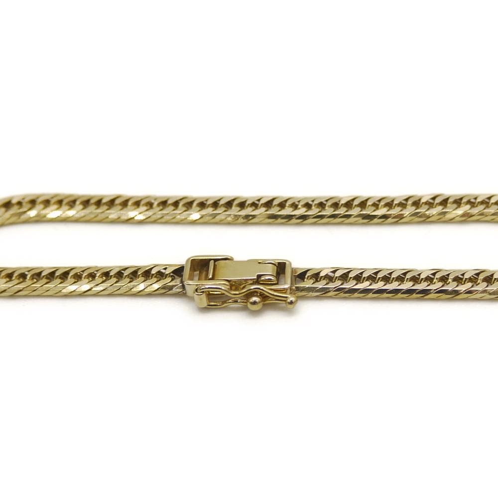 10g K18 喜平8面トリプルアンクレット 18金 アンクレット Y04813