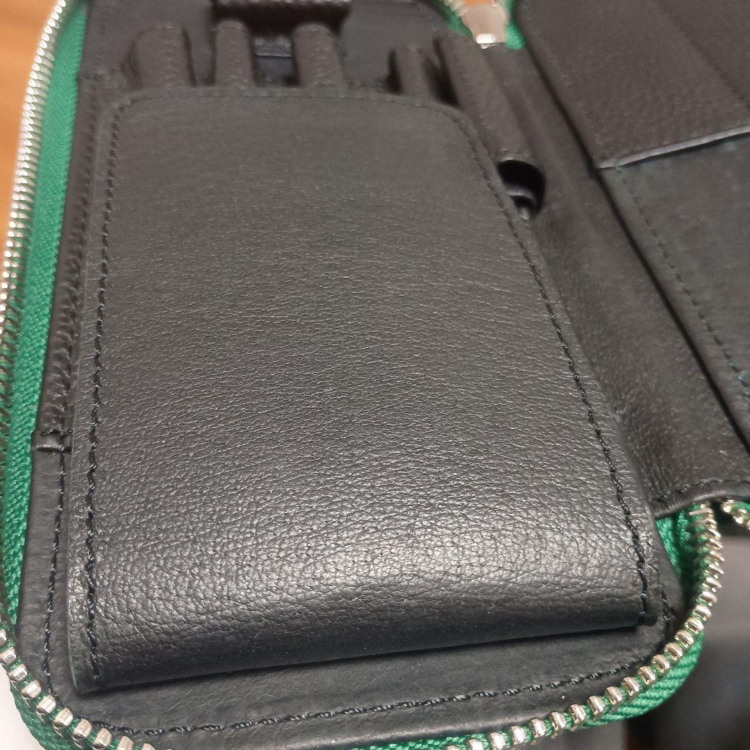 LUDDITE　ラウンドジップペンケース　エッセンシャル MAYA　ティール