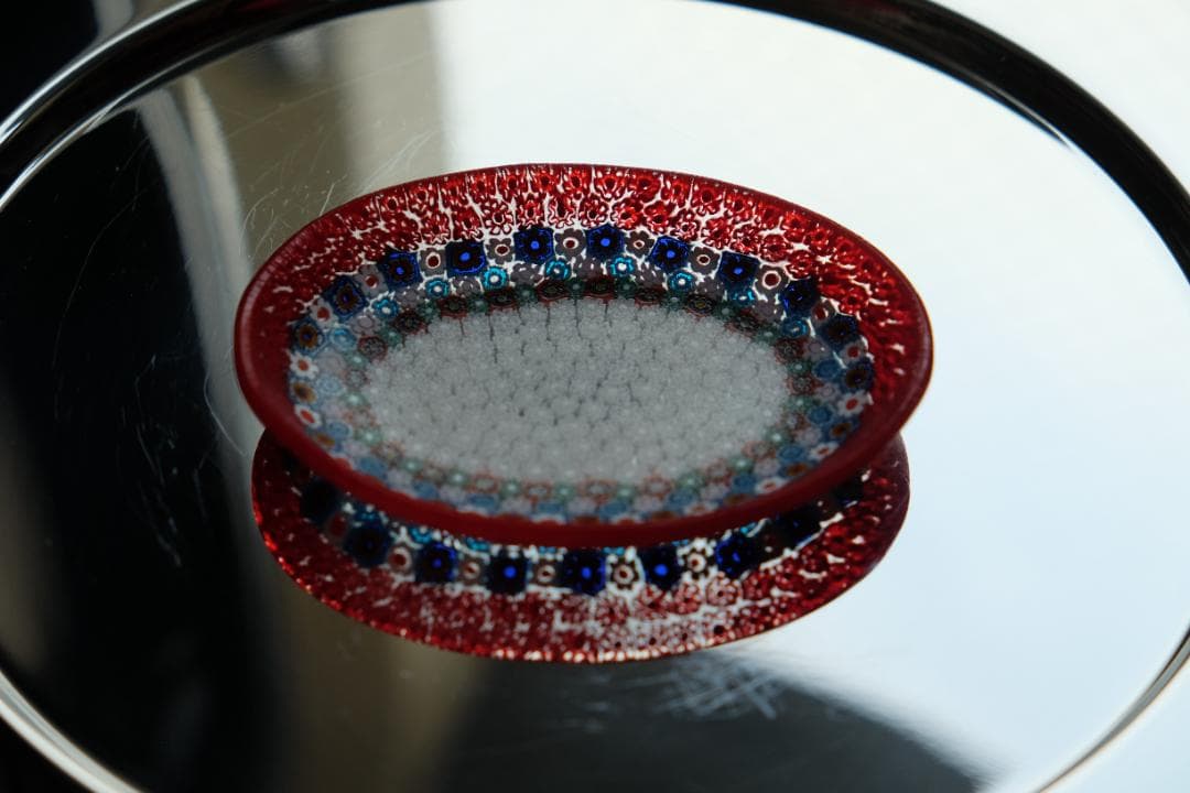 ムリーニ ミルフィオリ 小皿 デザートプレート ムラノガラス 田子美紀 藤田喬平