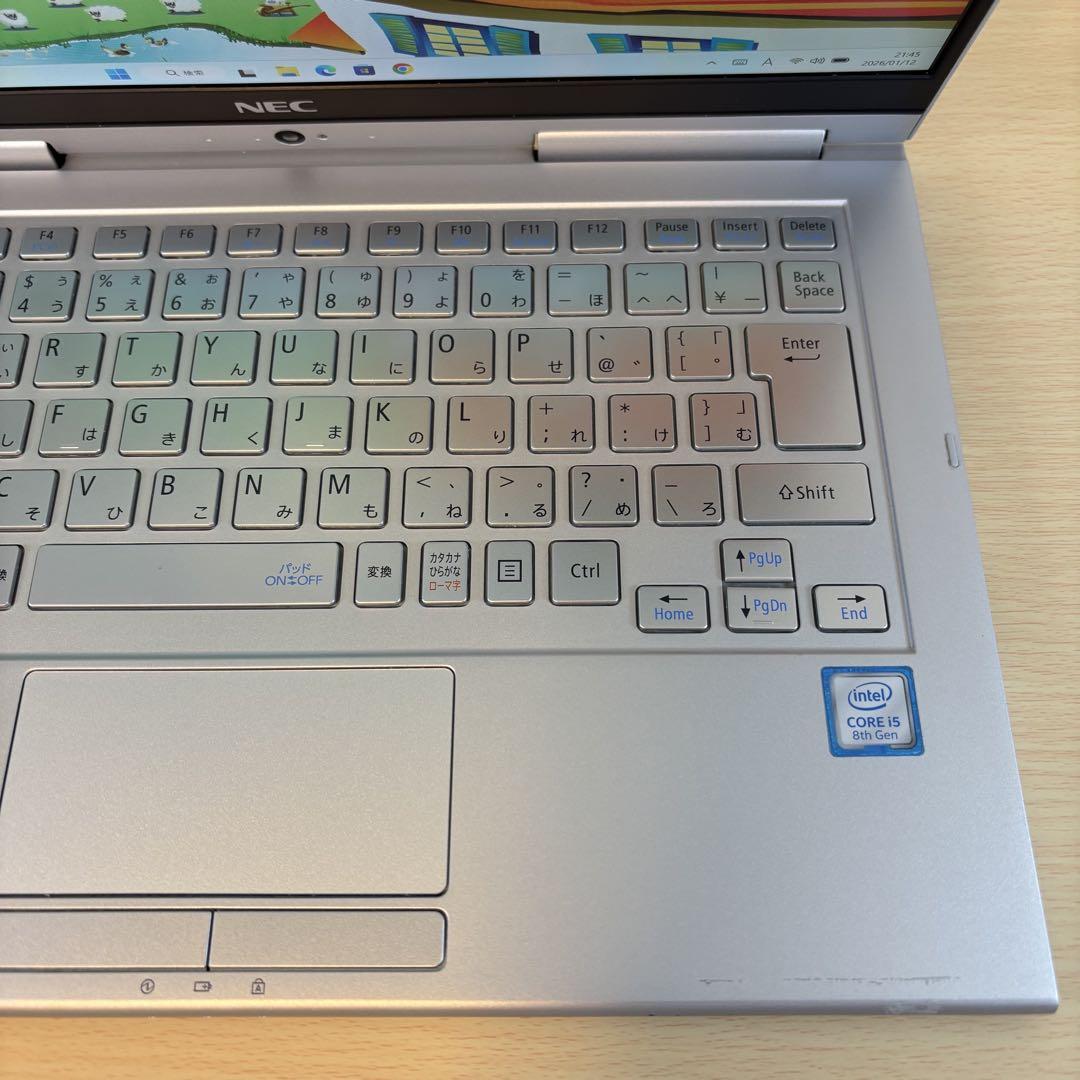 すぐ使える✨NEC 8世代i5/SSD/Office/10点タッチ