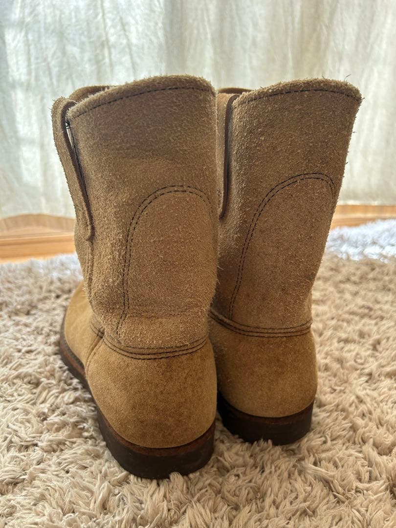 羽タグ　RED WING レッドウィング　スエード　ペコスブーツ　6E