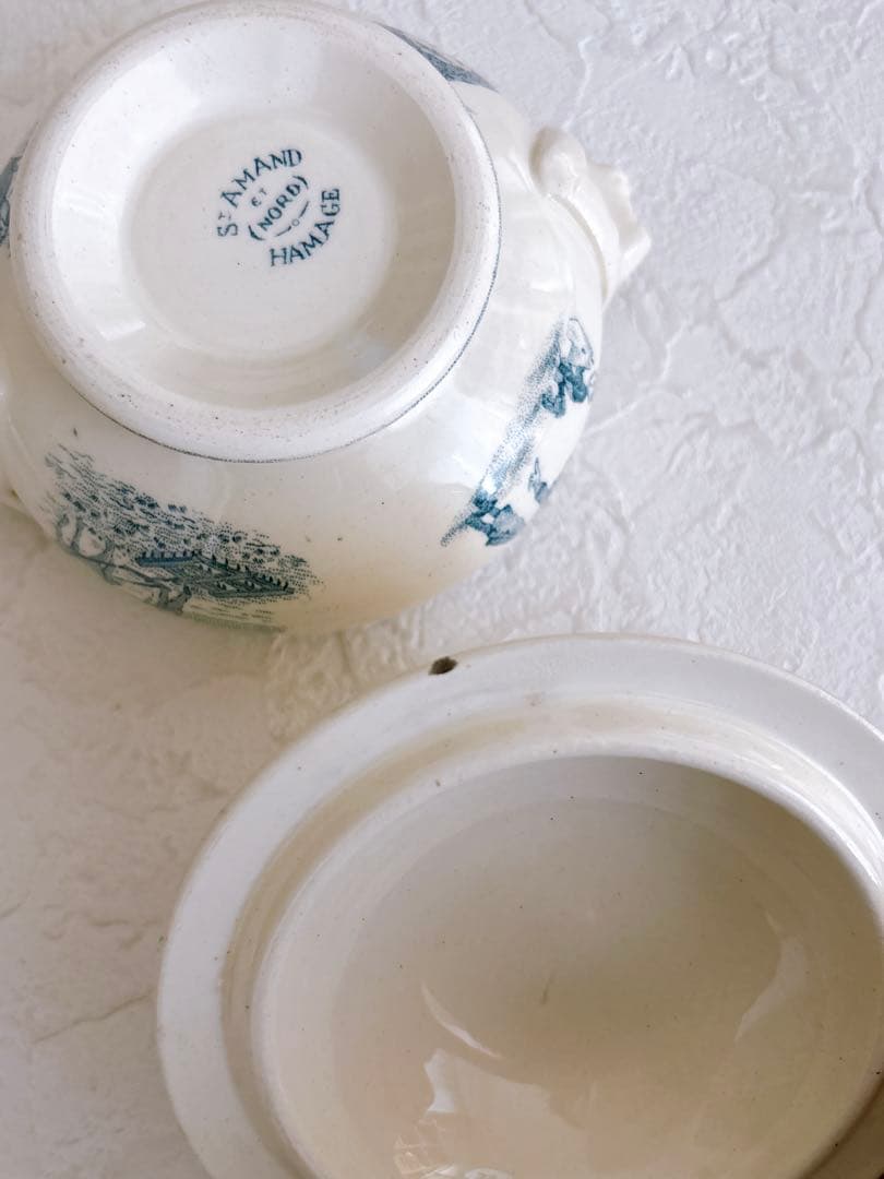 フランスアンティーク　③SaintAmand ラディネット　レギュミエset