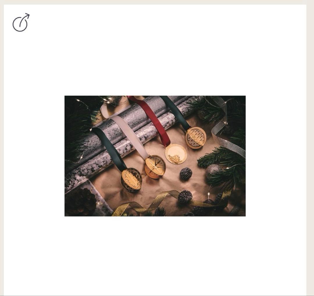 THE  MINT クリスマスオーナメント　ウナとライオン　シルバー