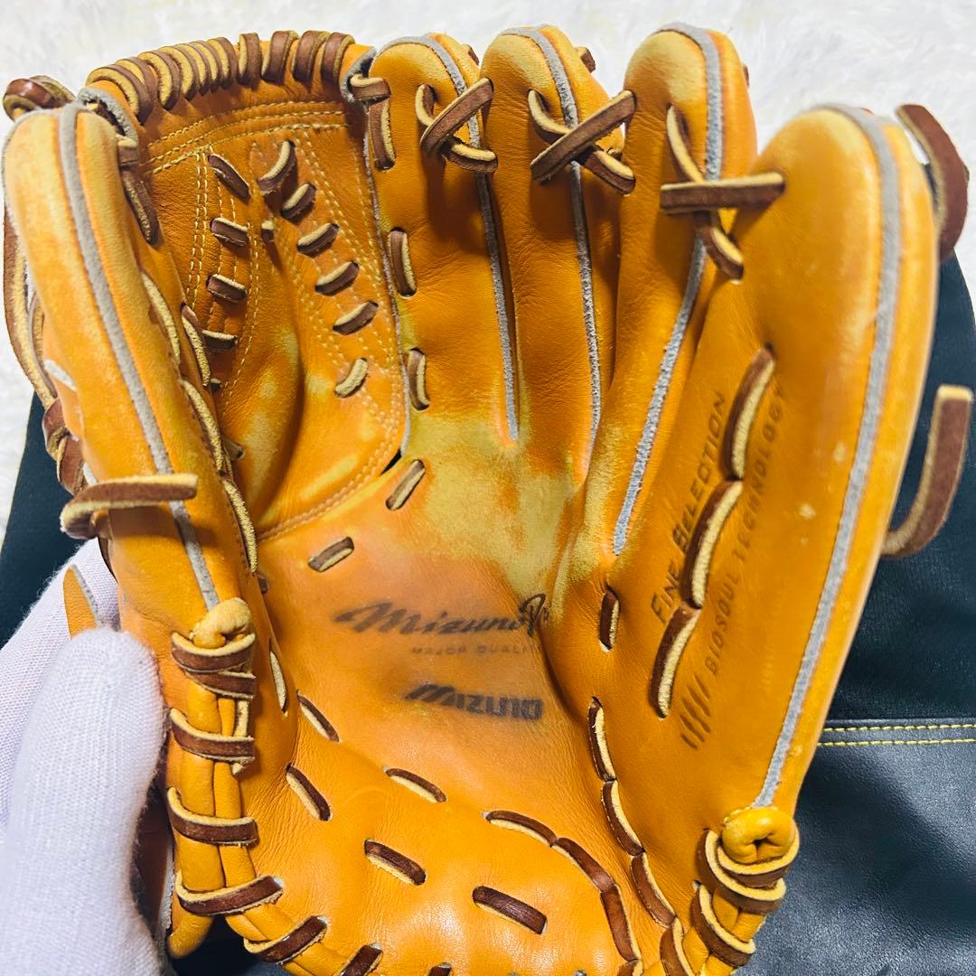 MIZUNO Pro 軟式グローブ オレンジ色　投手用　大人用