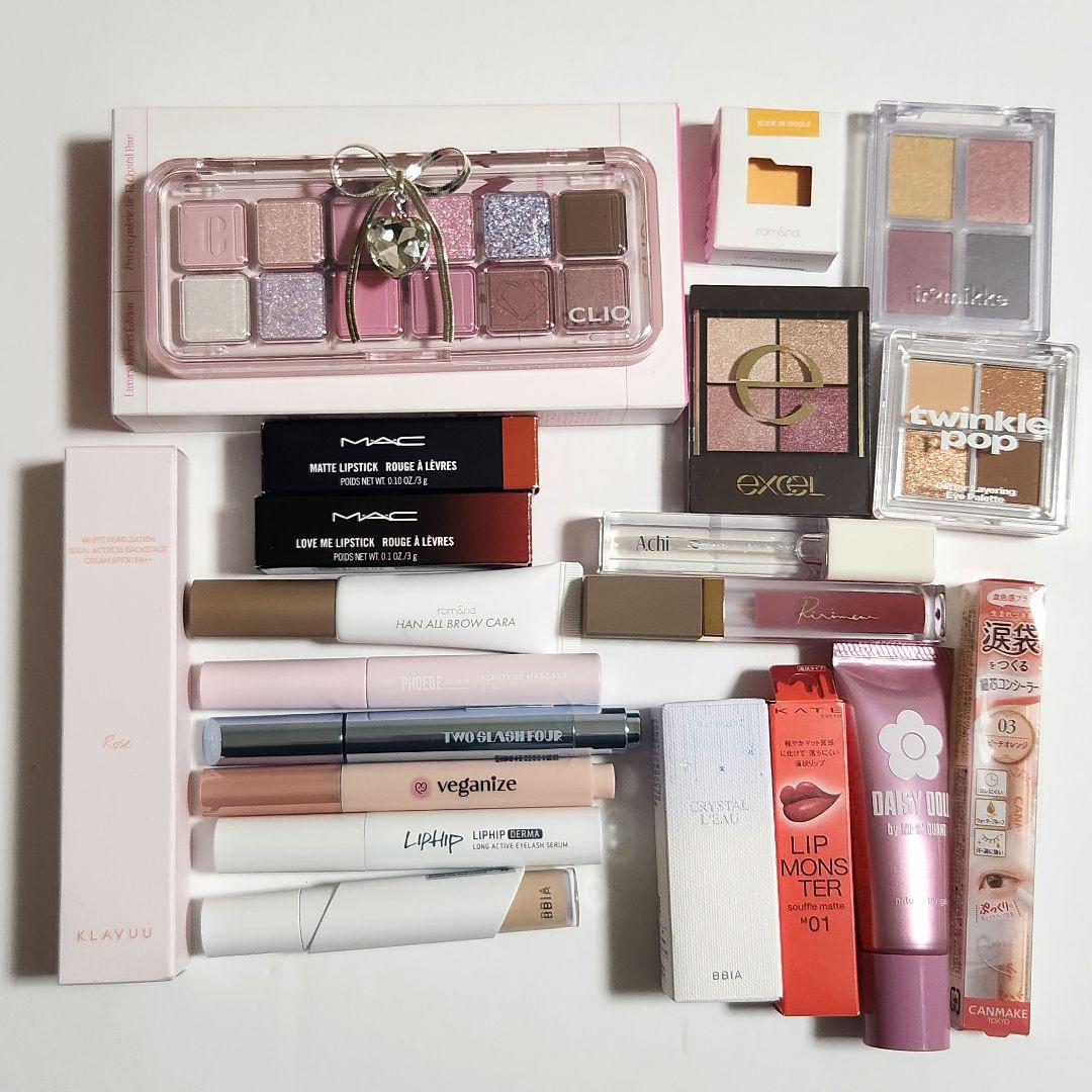 【美品】アイシャドウ、マスカラ、アイライナー コスメまとめ売り 77個