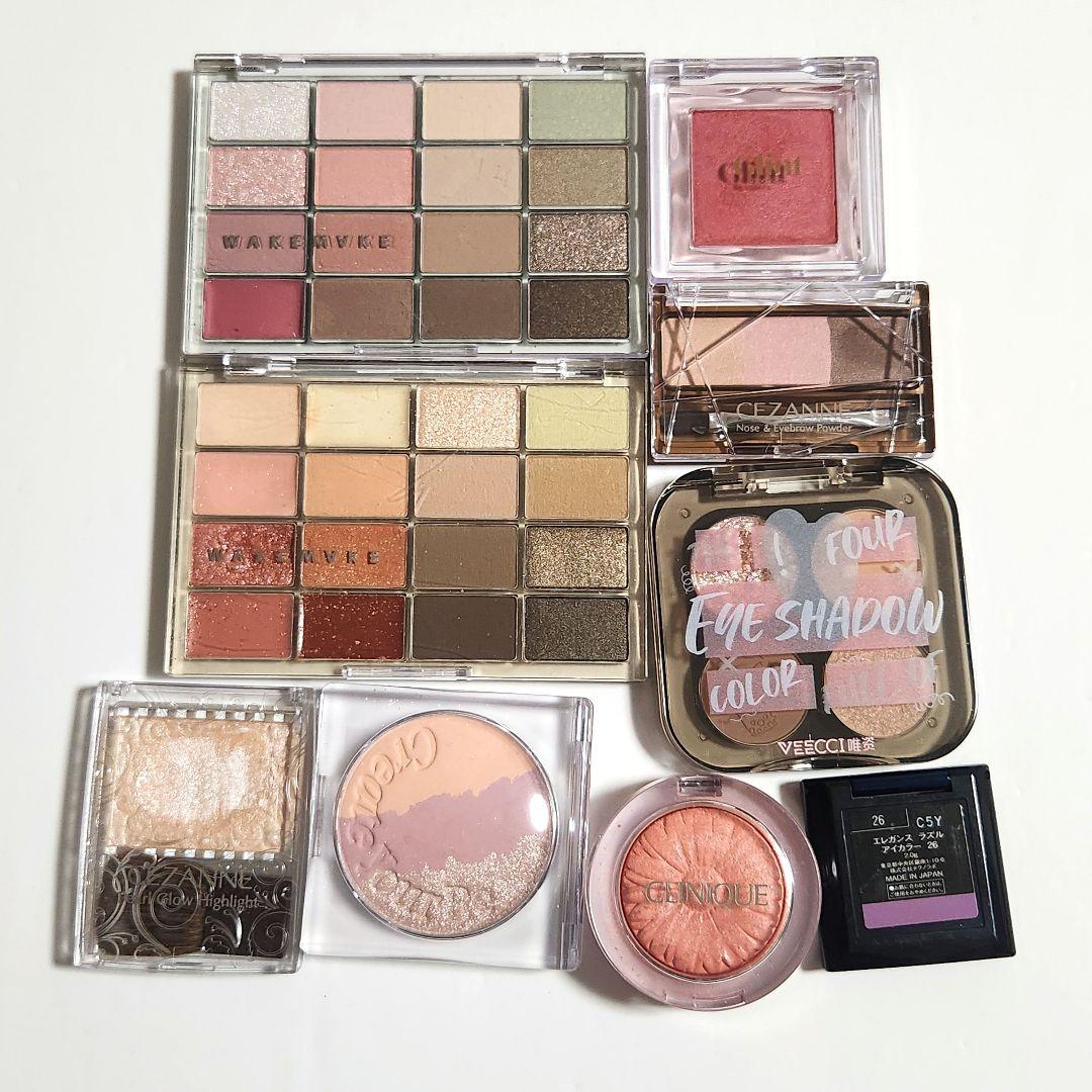 【美品】アイシャドウ、マスカラ、アイライナー コスメまとめ売り 77個